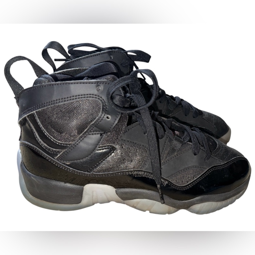 Kids Black High-Top Sneakers